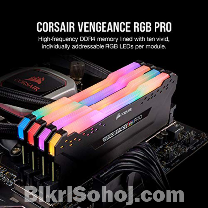 Corsair Vengeance Rgb Pro 8x2 16gb Ddr4 3200mhz Ram র‍্যাম